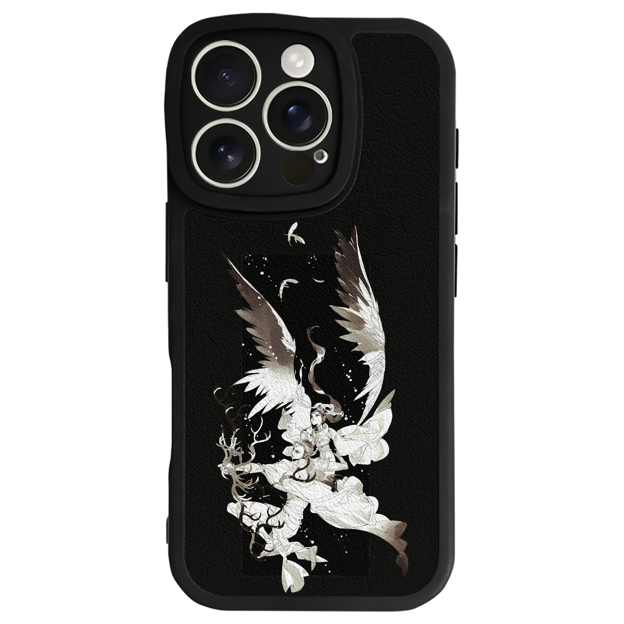 （画像用） Ne Zha 2 ナタ 魔童の大暴れ 【iPhone 16シリーズ対応】シリコンスマホケース（レザー調） 材質：シリコン